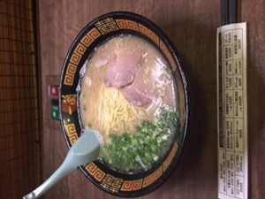 一人ラーメン